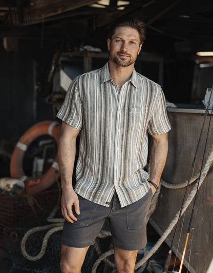 Freshwater Short Sleeve Button Up Shirt