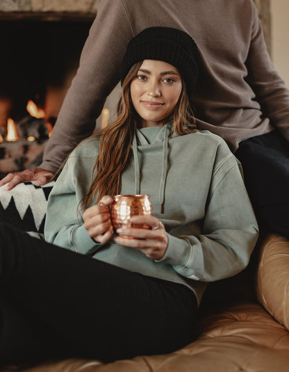 Jackie Premium Fleece Boxy Skimmer Hoodie
