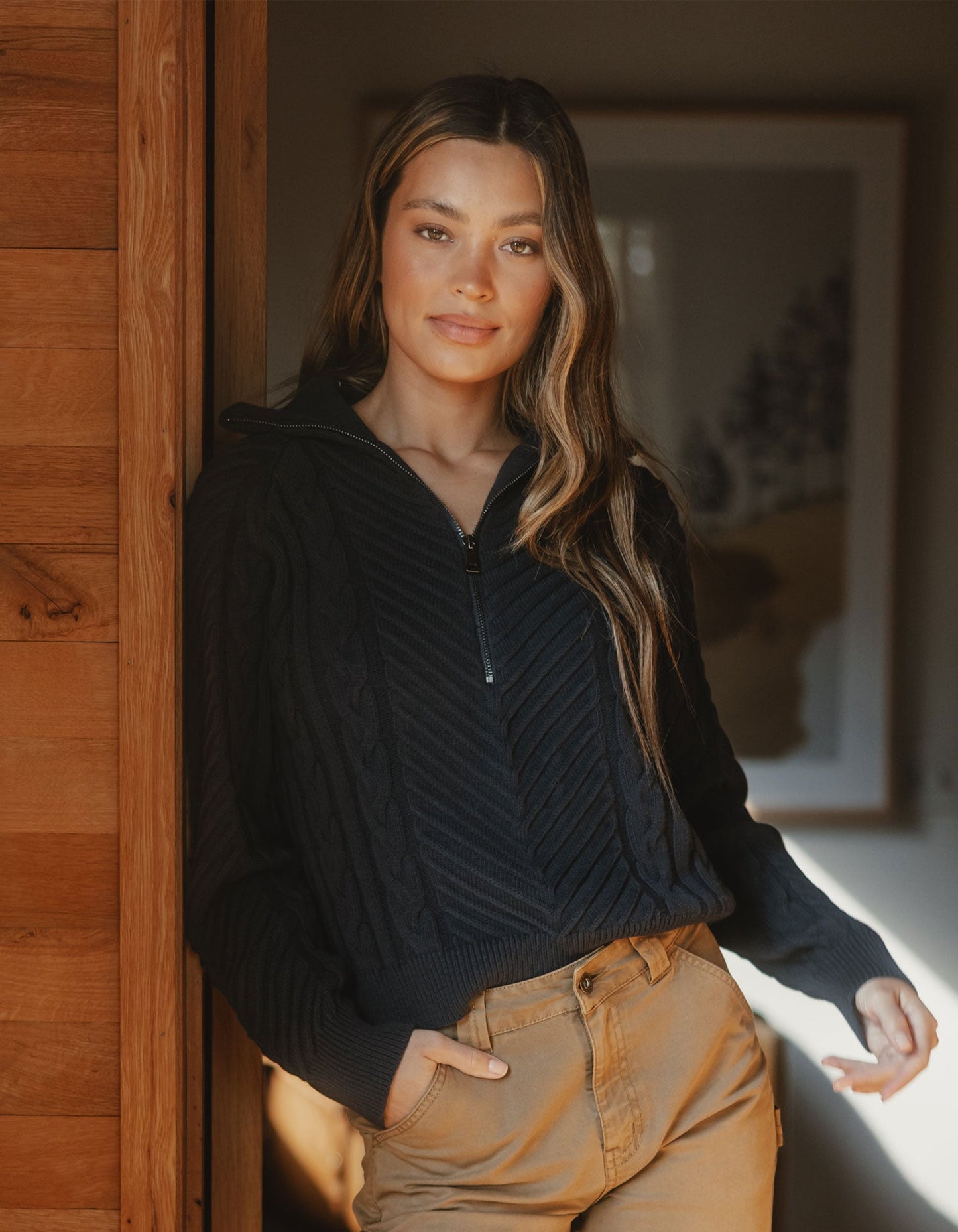 Lola Quarter Zip Sweater