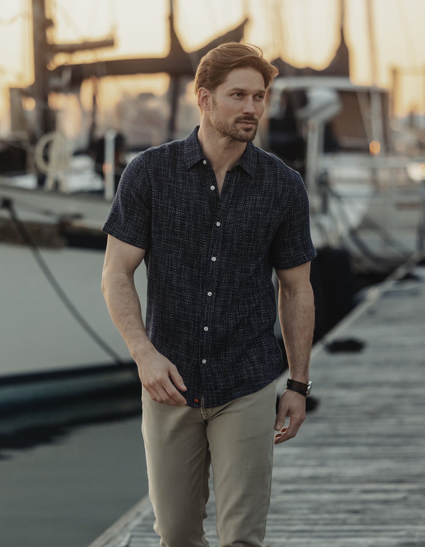 Freshwater Short Sleeve Button Up Shirt