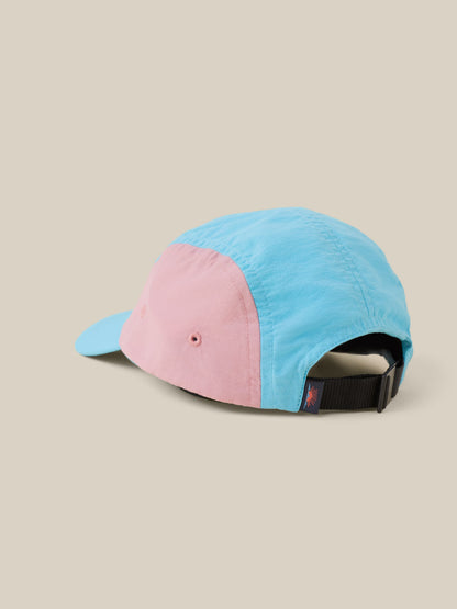 Faherty x Quiksilver 5-Panel Hat - Teal Sunrise Block