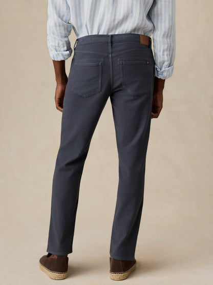 Stretch Terry 5-Pocket Pant - Navy