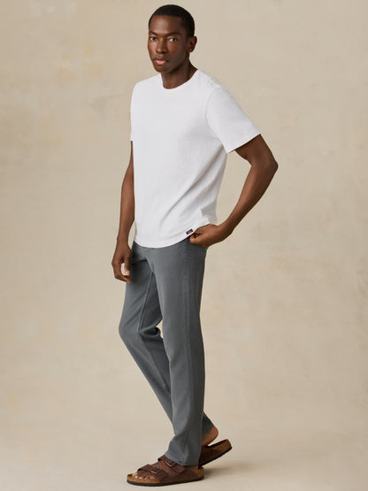 Stretch Terry 5-Pocket Pant - Slate