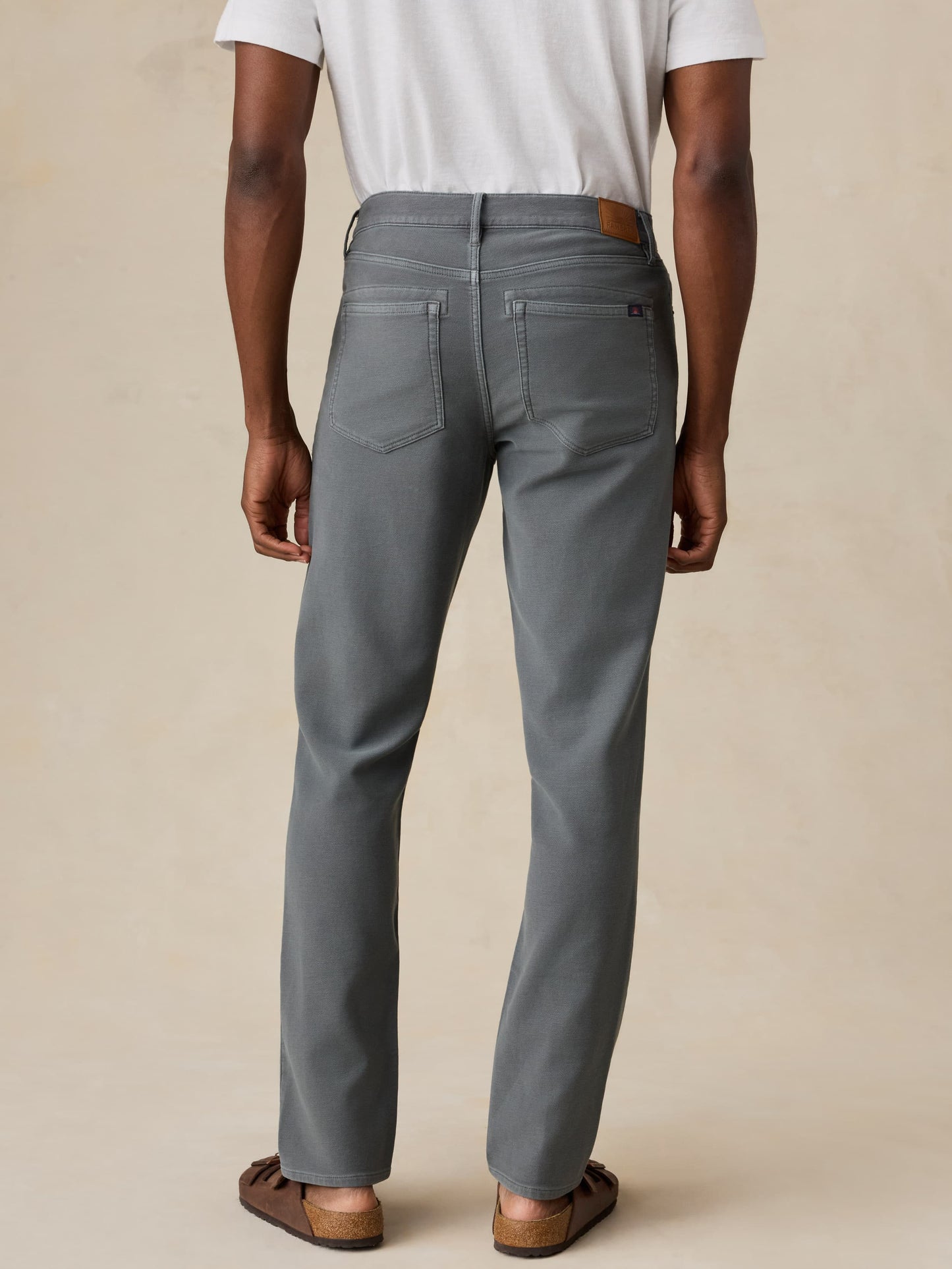 Stretch Terry 5-Pocket Pant - Slate