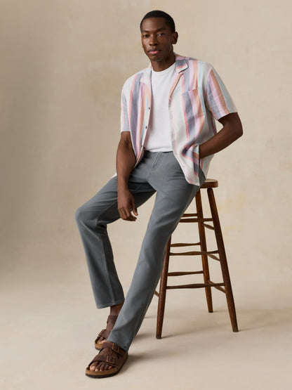 Stretch Terry 5-Pocket Pant - Slate