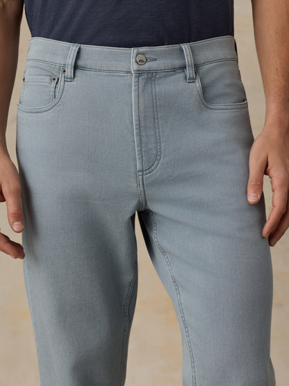 Stretch Terry 5-Pocket Pant - Bay Blue