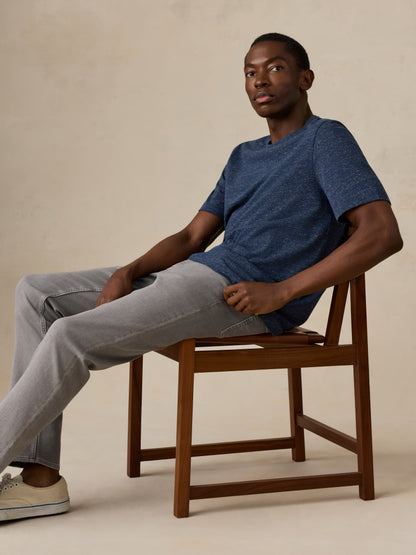 Stretch Terry 5-Pocket Pant - Steel Grey