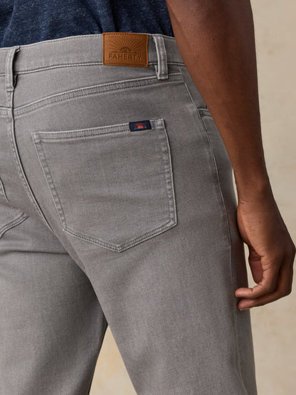 Stretch Terry 5-Pocket Pant - Steel Grey