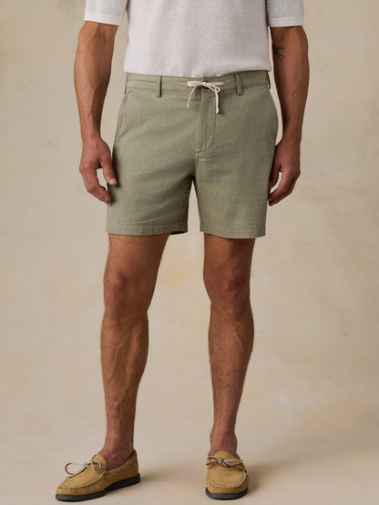 Movement™ Linen Short - Sage Cliff