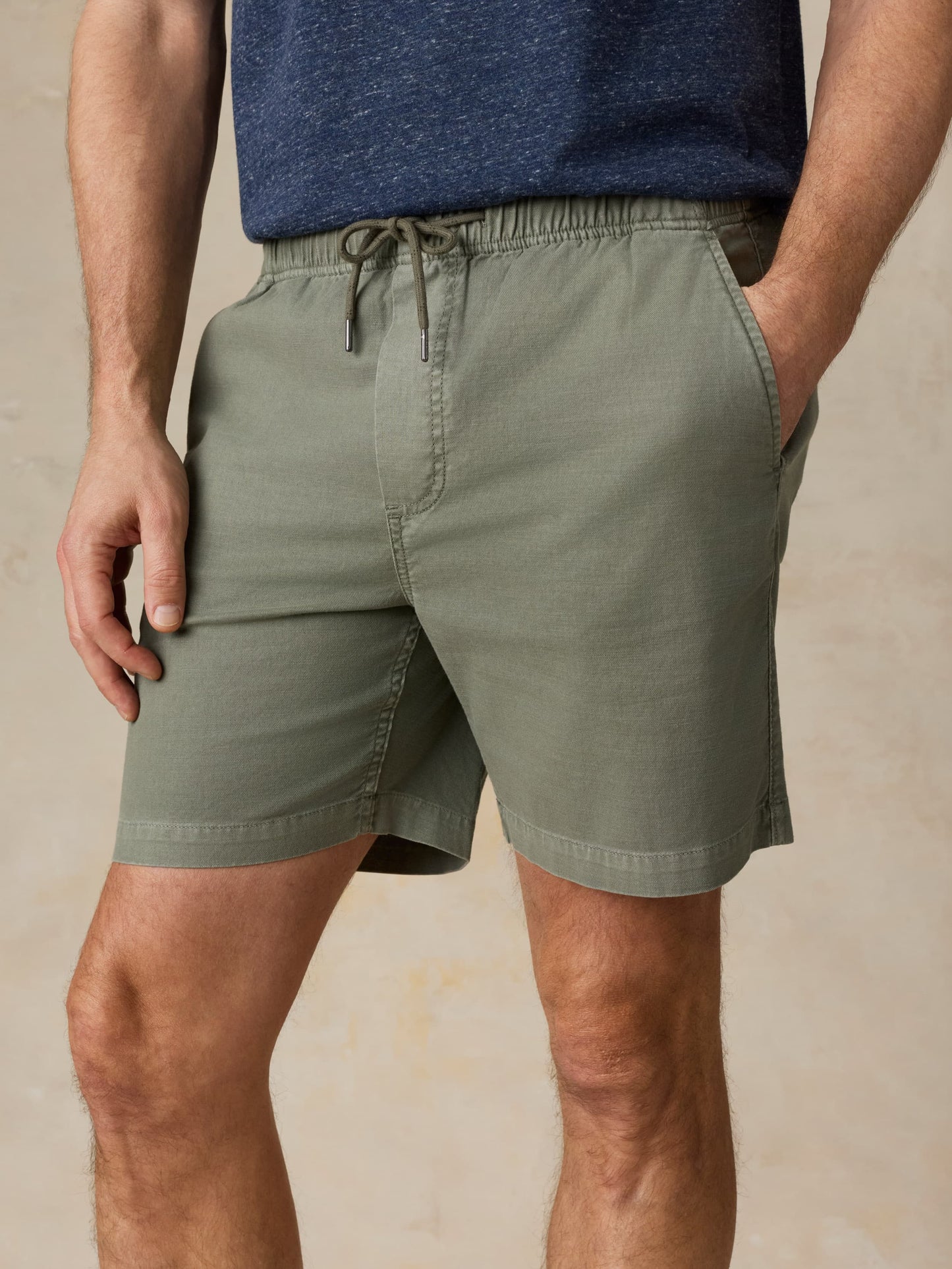 Essential Drawstring Short - Desert Olive