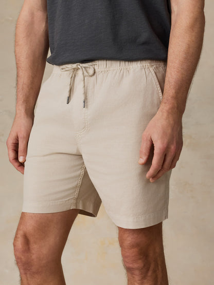 Essential Drawstring Short - Stone