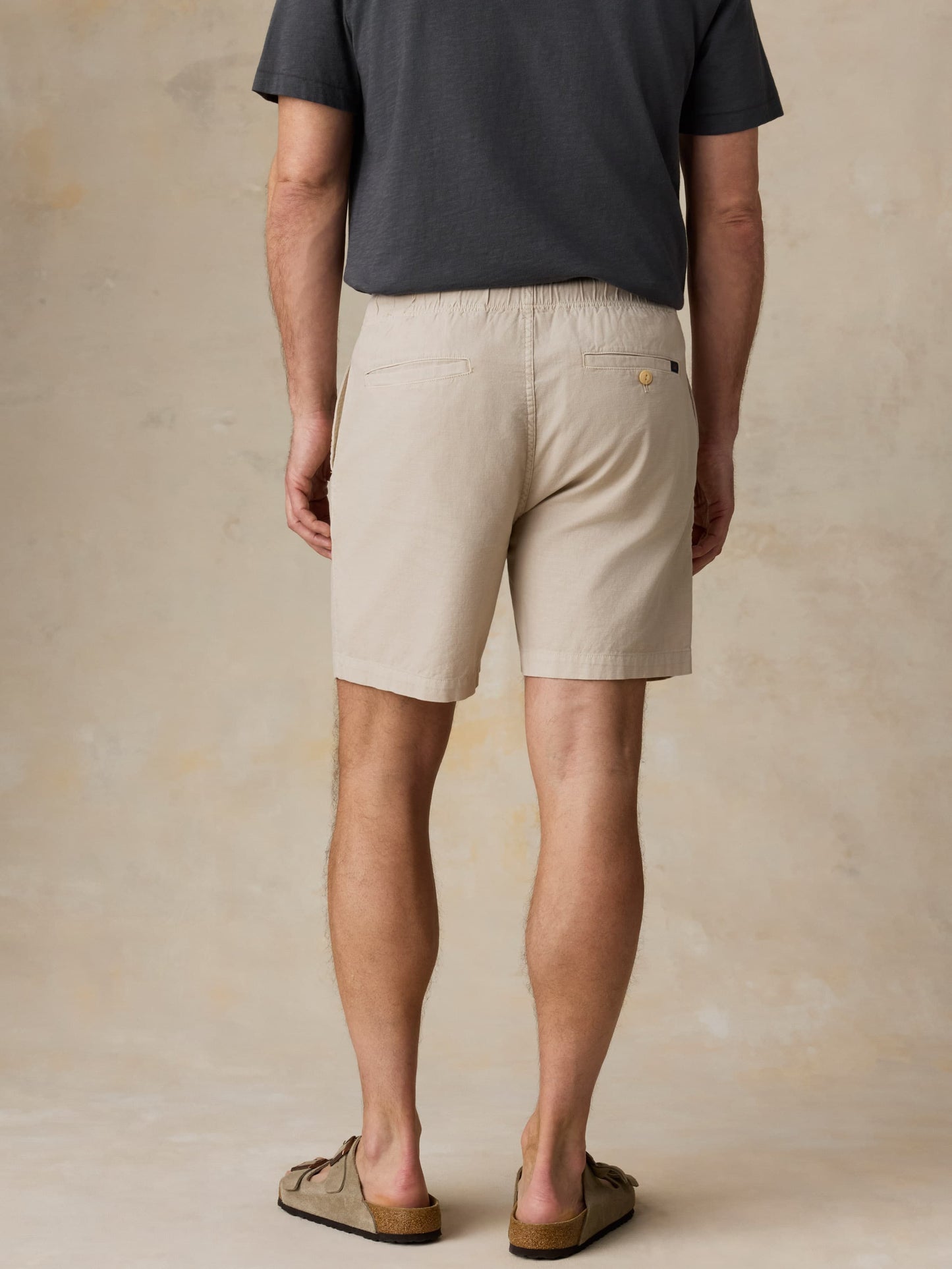 Essential Drawstring Short - Stone