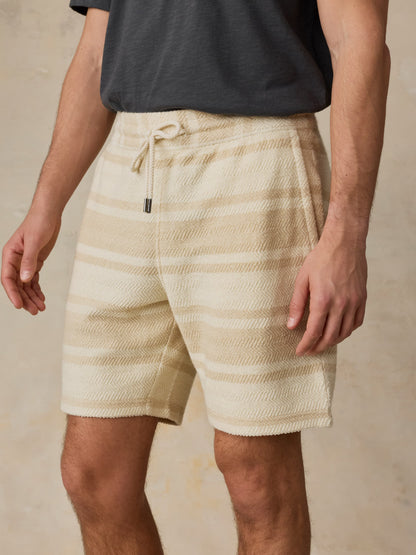 Whitewater Sweatshort - Ivory Desert Stripe