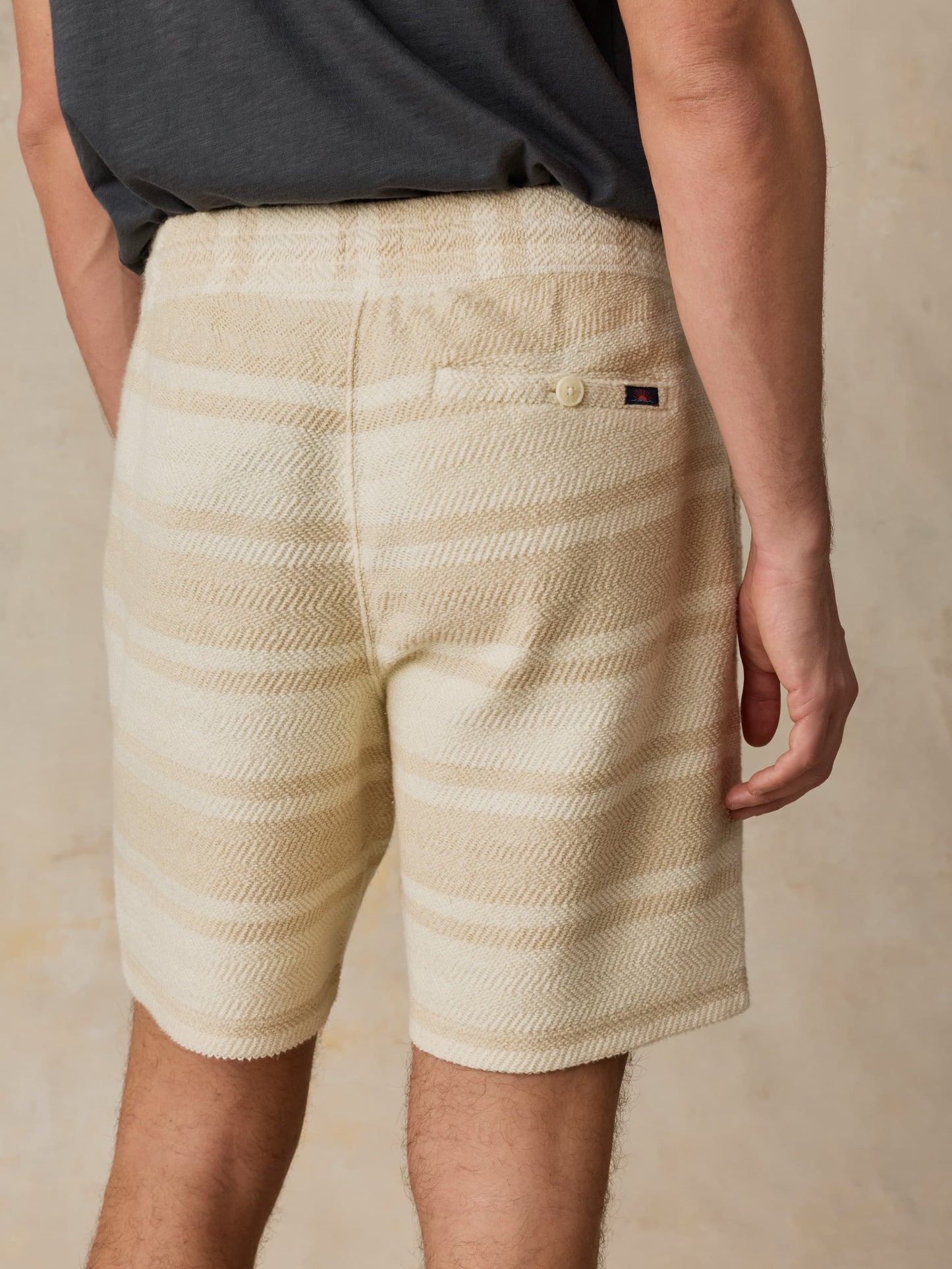 Whitewater Sweatshort - Ivory Desert Stripe