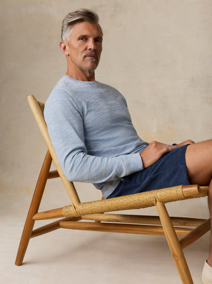 Cabana Towel Terry Sweatshort - Deep Navy