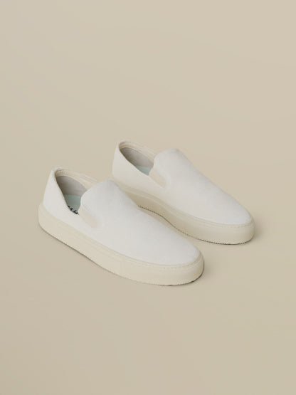 Faherty X Opie Way Slip On Sneaker - Off White