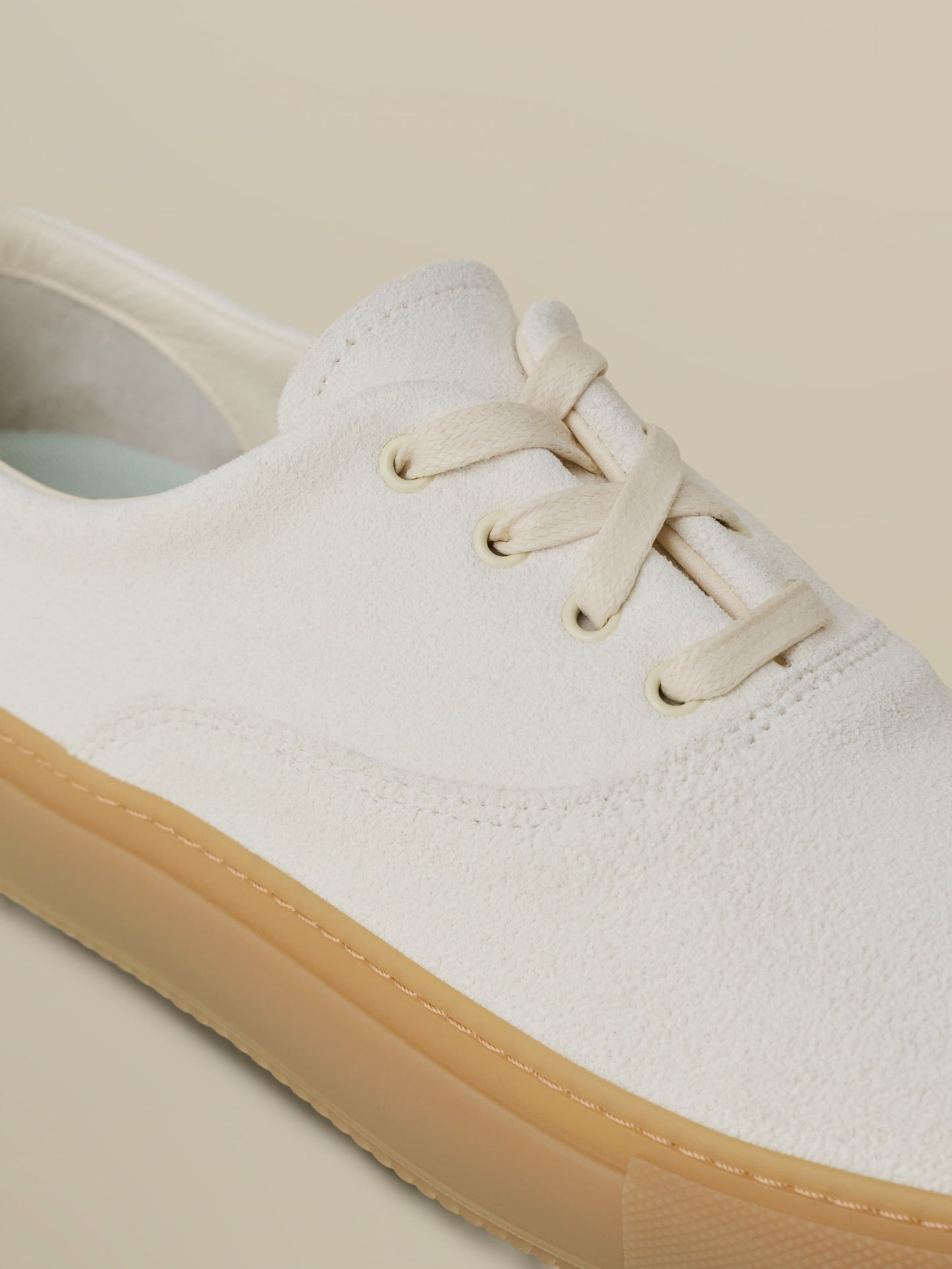 Faherty X Opie Way Deck Sneaker - Off White