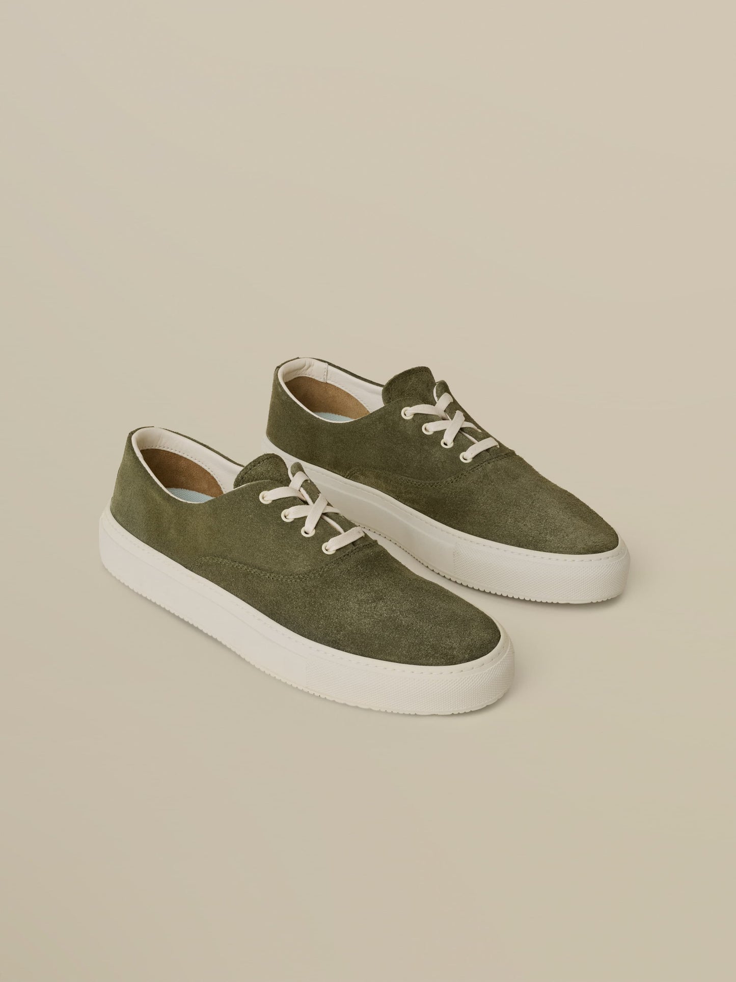 Faherty X Opie Way Deck Sneaker - Olive