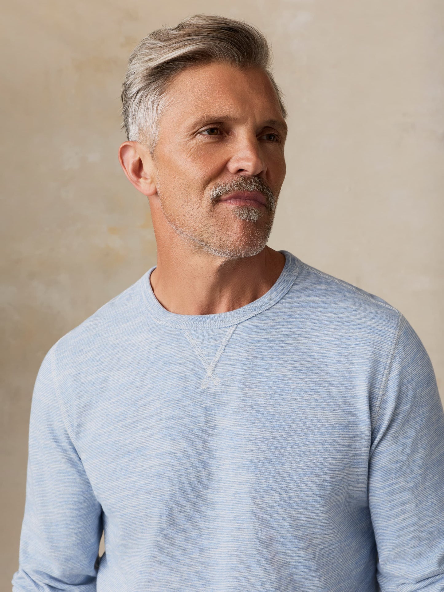 Sunwashed Organic Crew - Blue Ivory Feeder