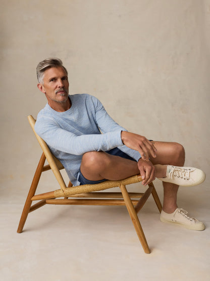 Sunwashed Organic Crew - Blue Ivory Feeder