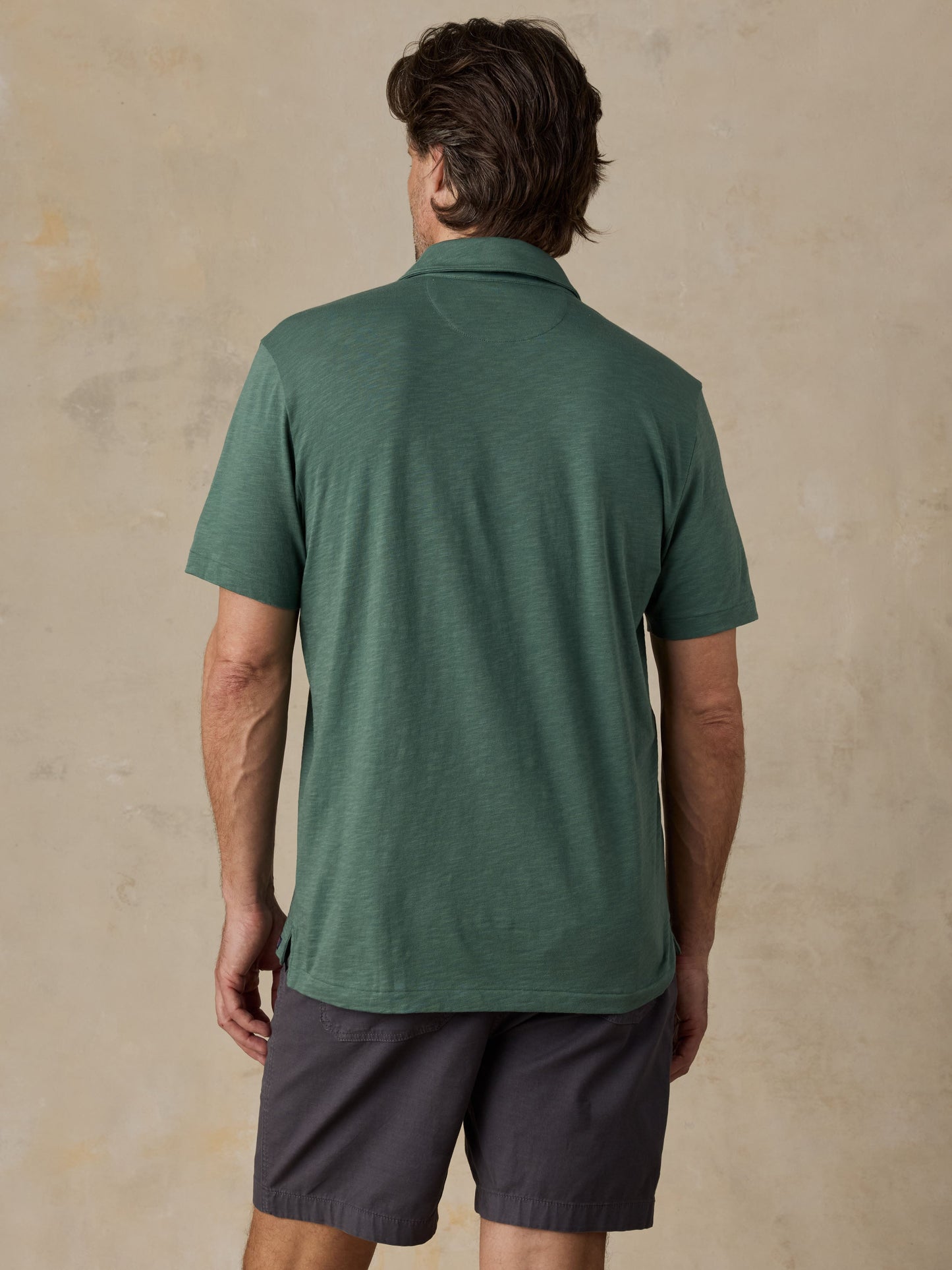 Sunwashed T-Shirt Polo - Island Spruce