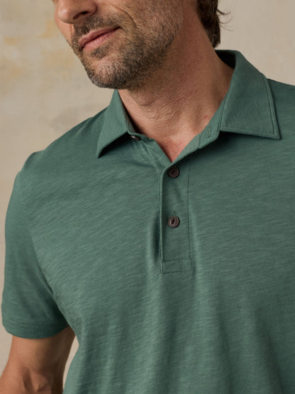 Sunwashed T-Shirt Polo - Island Spruce