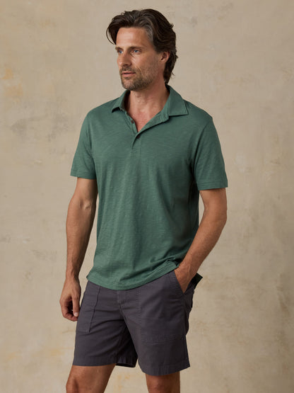 Sunwashed T-Shirt Polo - Island Spruce