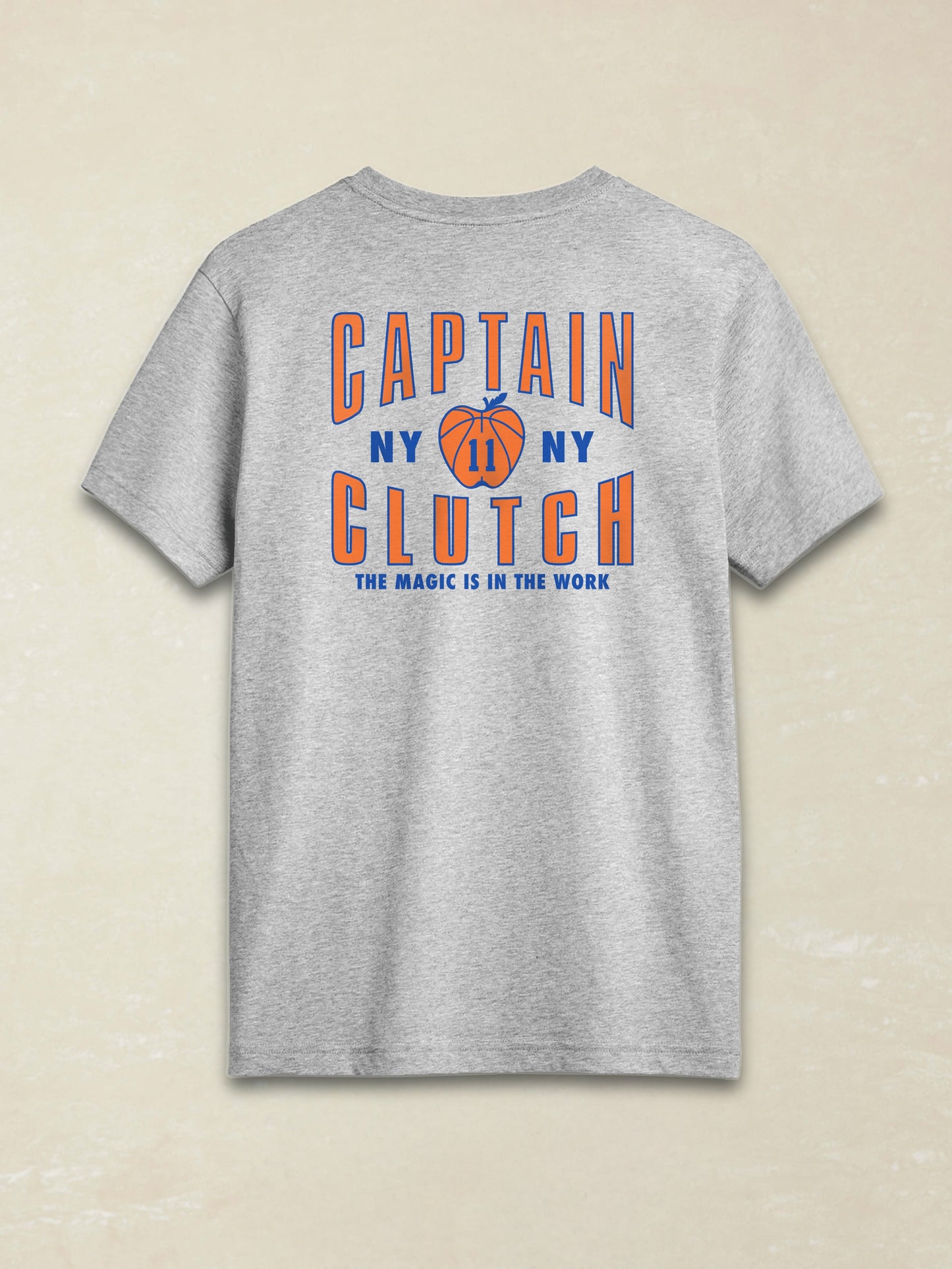 Jalen Brunson Captain Clutch Sunwashed Pocket Tee - Granite Heather