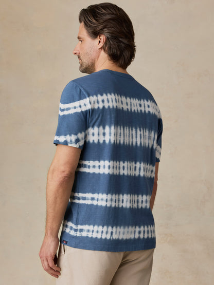 Sunwashed Regenerative Tee - Blue Ravine Tie Dye