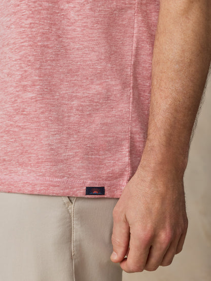 Short-Sleeve Breeze Henley - Faded Flag