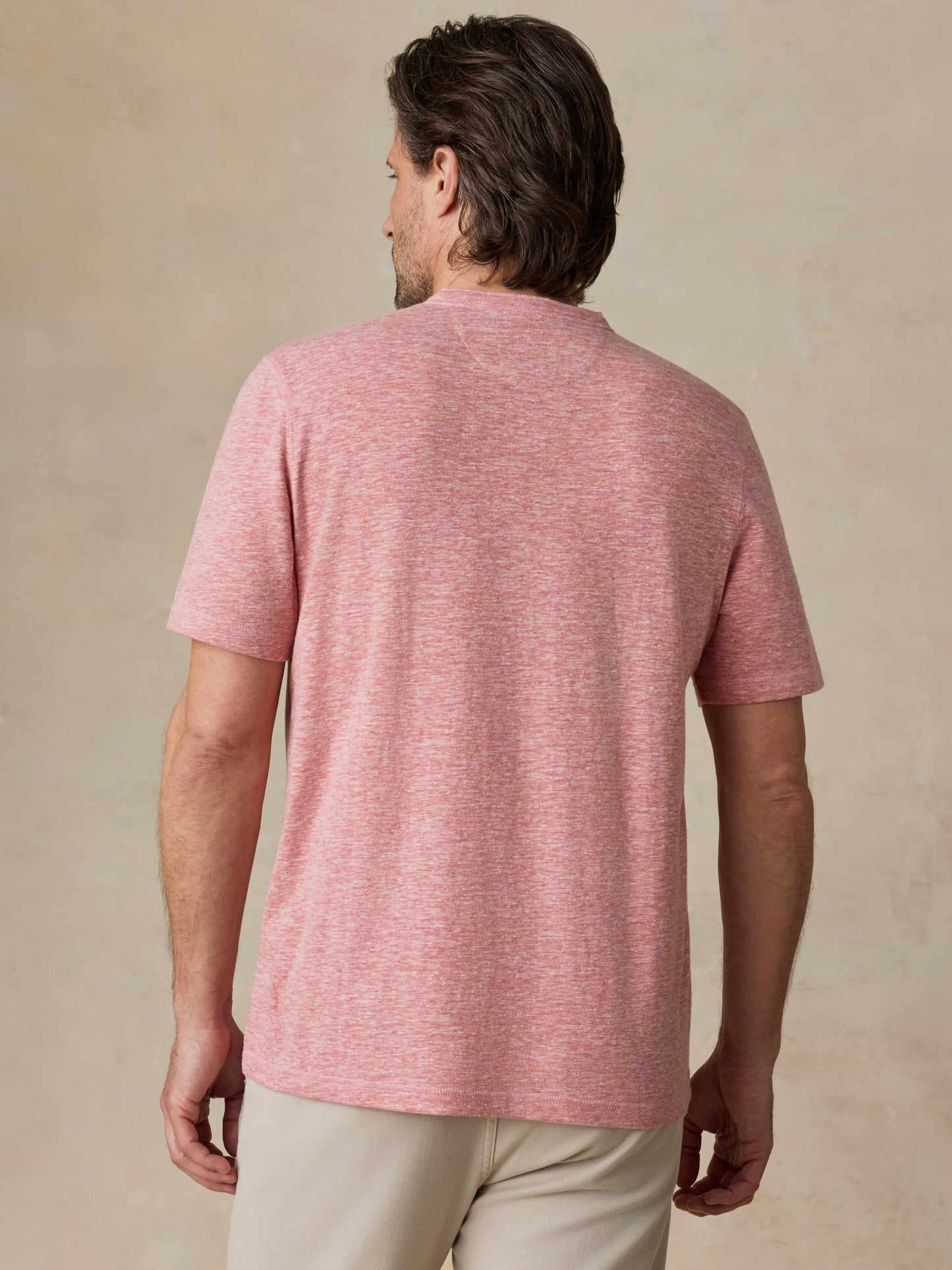 Short-Sleeve Breeze Henley - Faded Flag