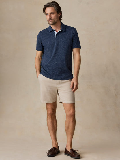 Short-Sleeve Breeze Polo - Midnight Skies Heather