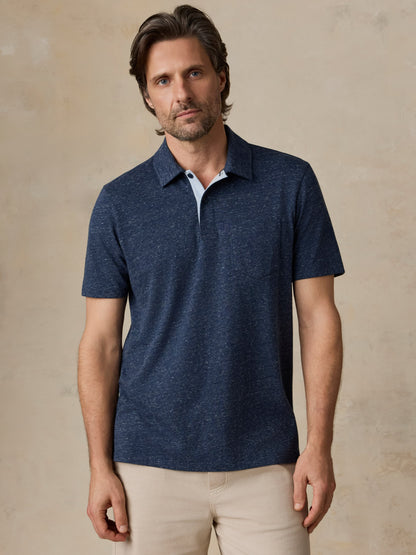 Short-Sleeve Breeze Polo - Midnight Skies Heather