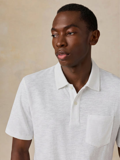 Short-Sleeve Breeze Polo - White