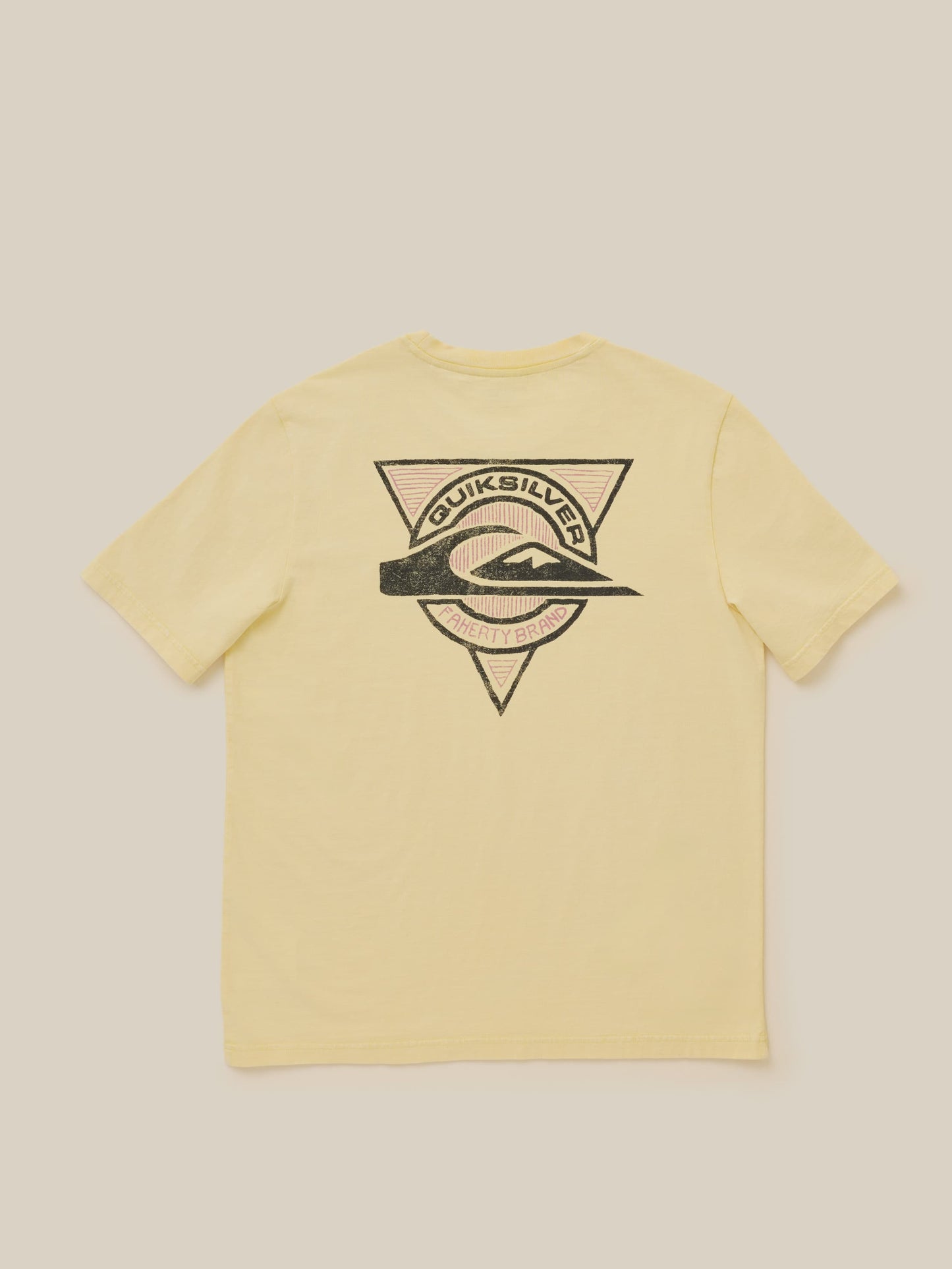 Faherty x Quiksilver Heavy Wash Tee - Bright Sun