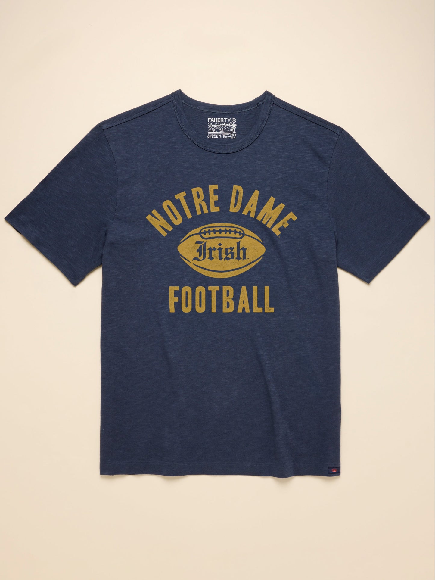Notre Dame Sunwashed Tee - Dune Navy