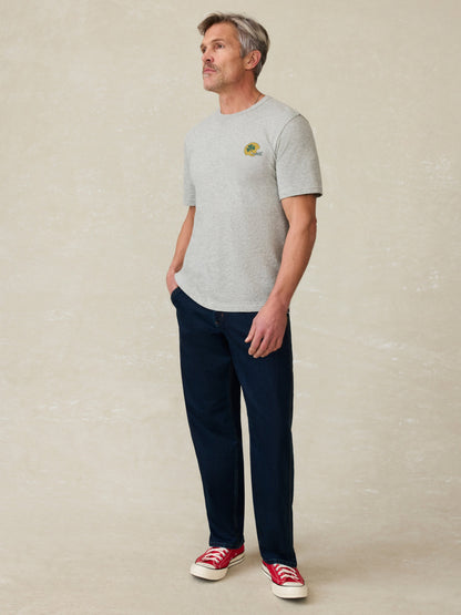Notre Dame Sunwashed Tee - Granite Heather