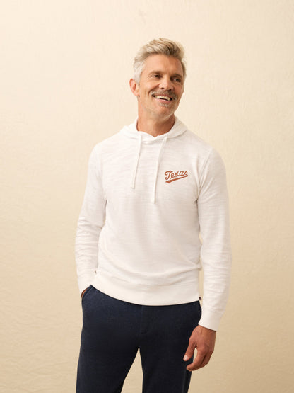 University of Texas Sunwashed Organic Hoodie - White