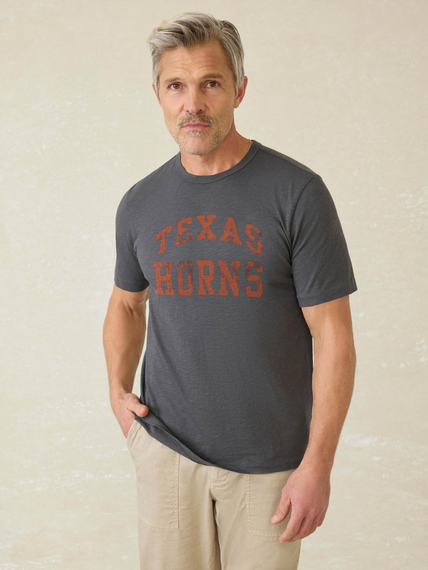 University of Texas Sunwashed Tee - Graphite
