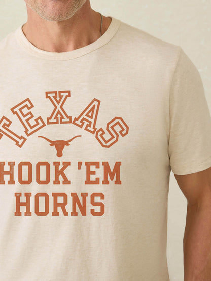 University of Texas Sunwashed Tee - Island Dune Heather