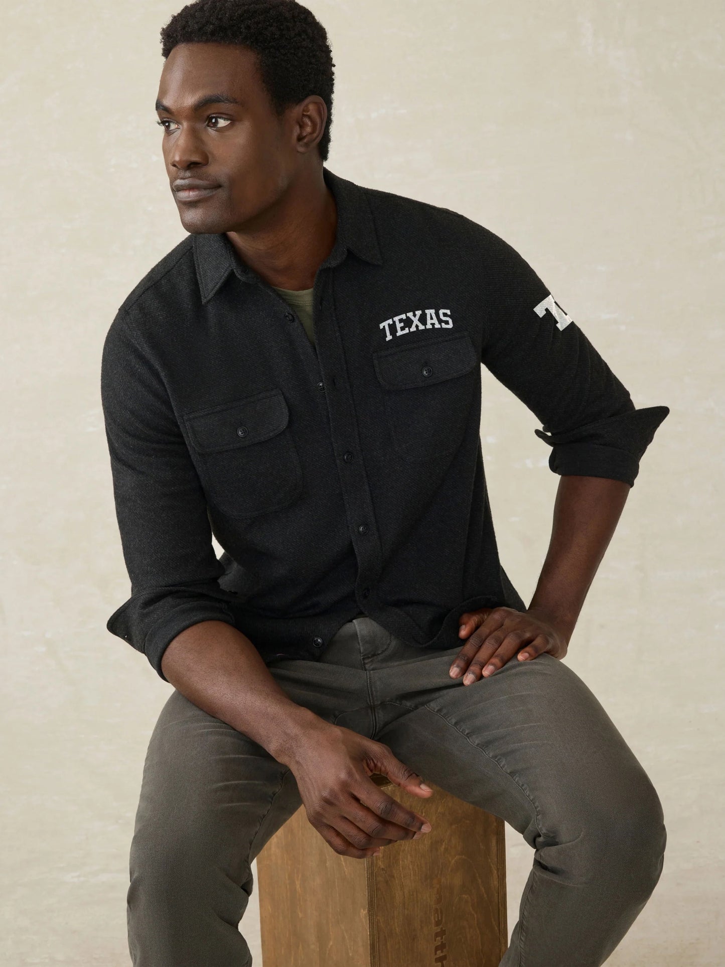 University of Texas Legend™ Sweater Shirt - Heathered Black Twill