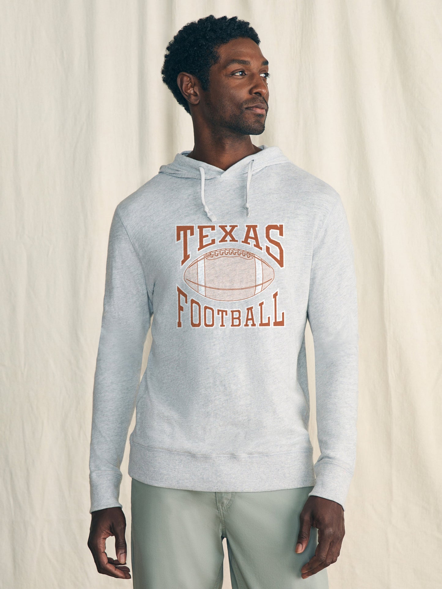 University of Texas Corduroy Coaches Jacket - Light Heather Grey