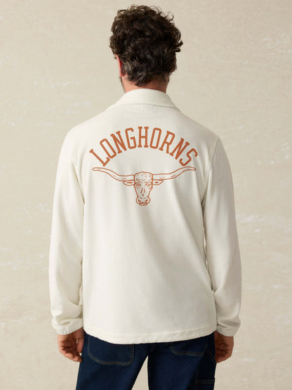 University of Texas Corduroy Coaches Jacket - White