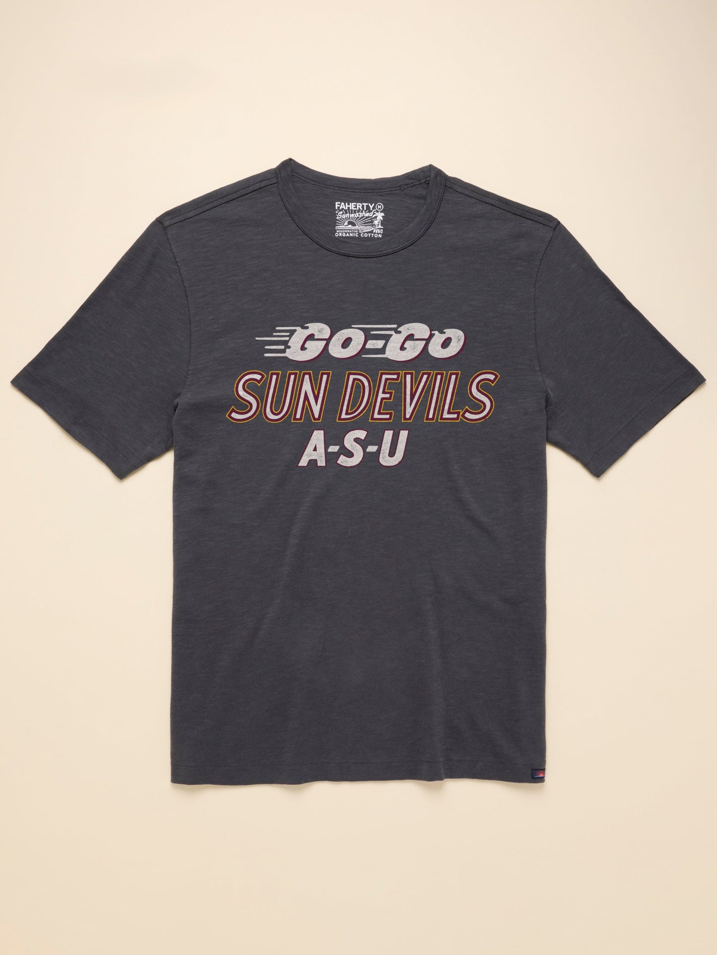 Arizona State University Sunwashed Tee - Graphite