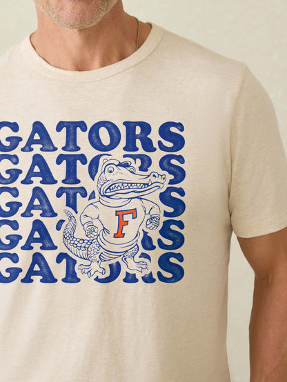 University of Florida Sunwashed Tee - Island Dune Heather