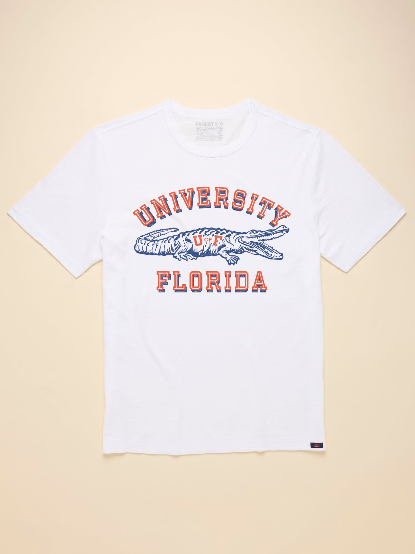 University of Florida Sunwashed Tee - White