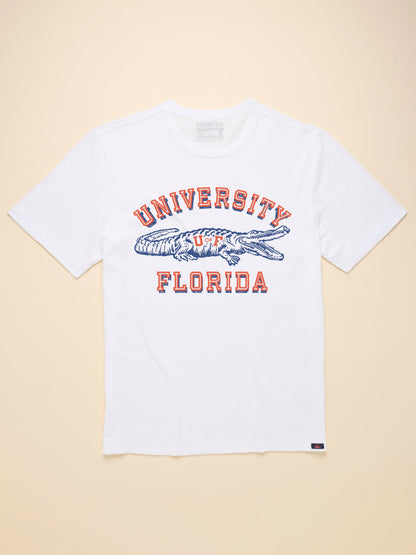 University of Florida Sunwashed Tee - White