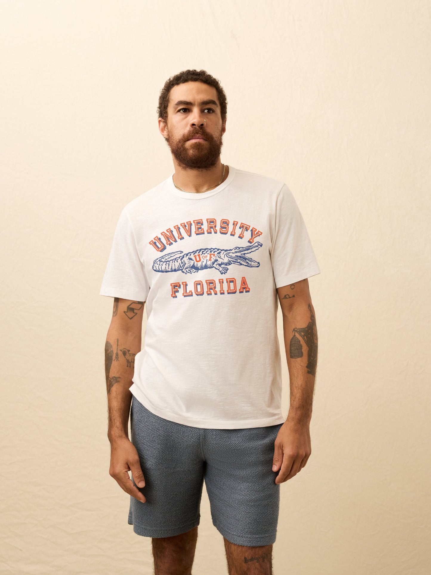 University of Florida Sunwashed Tee - White