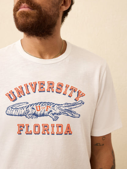 University of Florida Sunwashed Tee - White