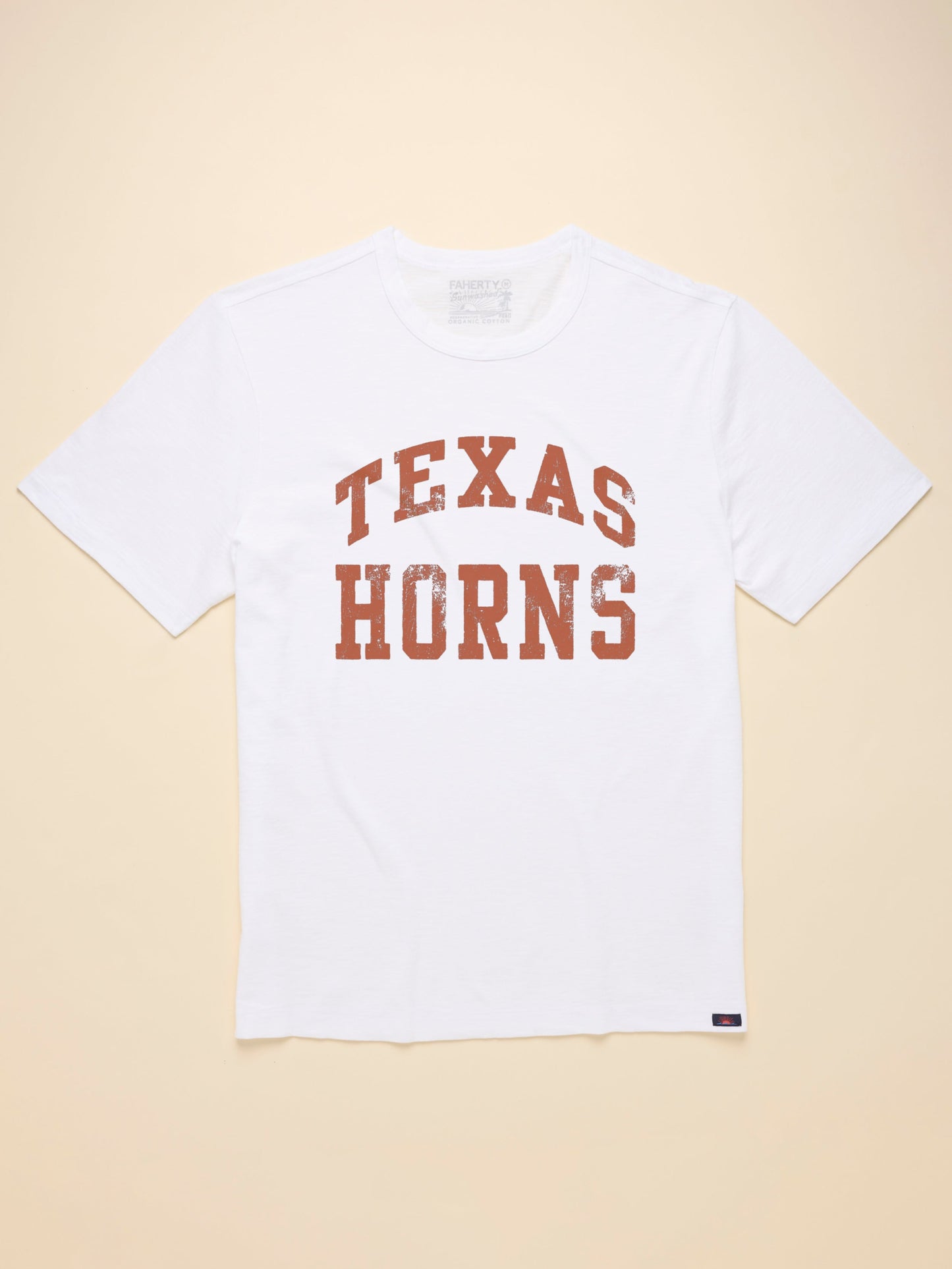 University of Texas Sunwashed Tee - White